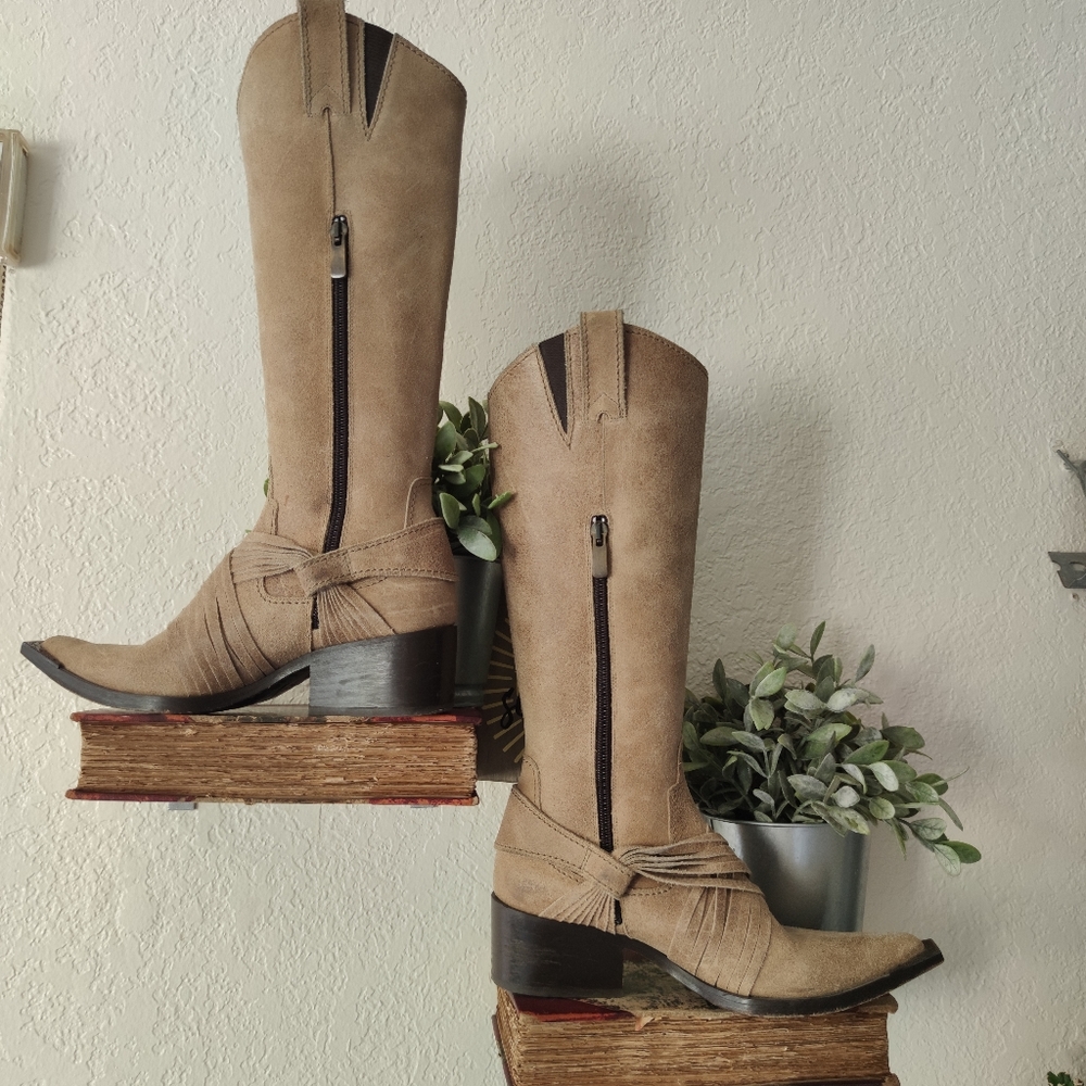 Donald Pliner 💜 Western Couture Cowgirl Boots - Picture 7 of 10